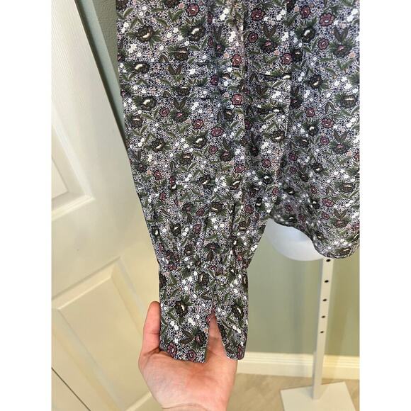 Joie Talma Balloon Sleeve Sweetheart neck Top in Misty Lilac Multi, size S, NWT - Picture 7 of 14